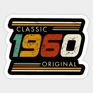 Classic 1960 Original Vintage Sticker